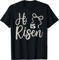 He is Risen Coquette Bow Happy Easter Jesus Christian Beads Unisex