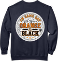 On Gameday Football We Wear Orange and Black School Team Fan Comfort Colors Adult Sweatshirt