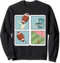 Retro Sport American Football Player