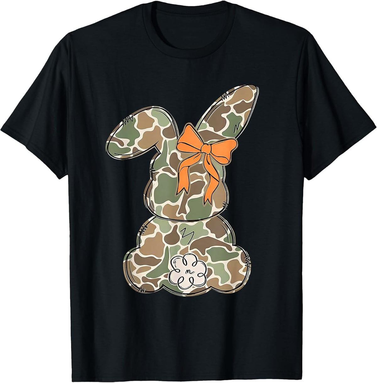 Cute Bunny Egg Hunter Rabbit Camouflage Easter Couples Girls Unisex