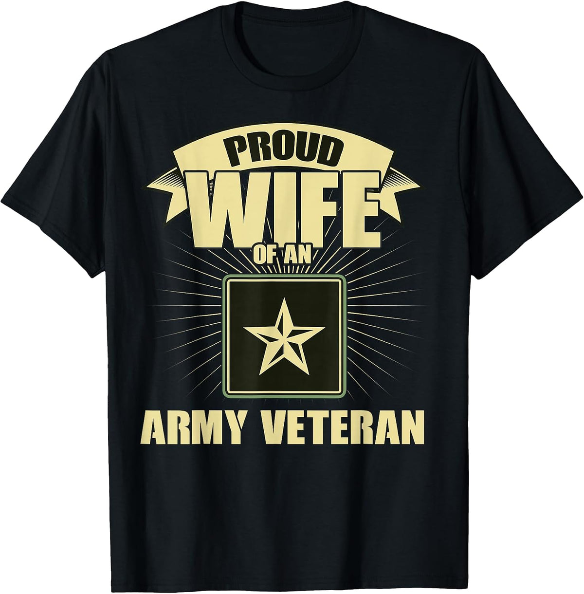 Proud Veteran Wife Apparel