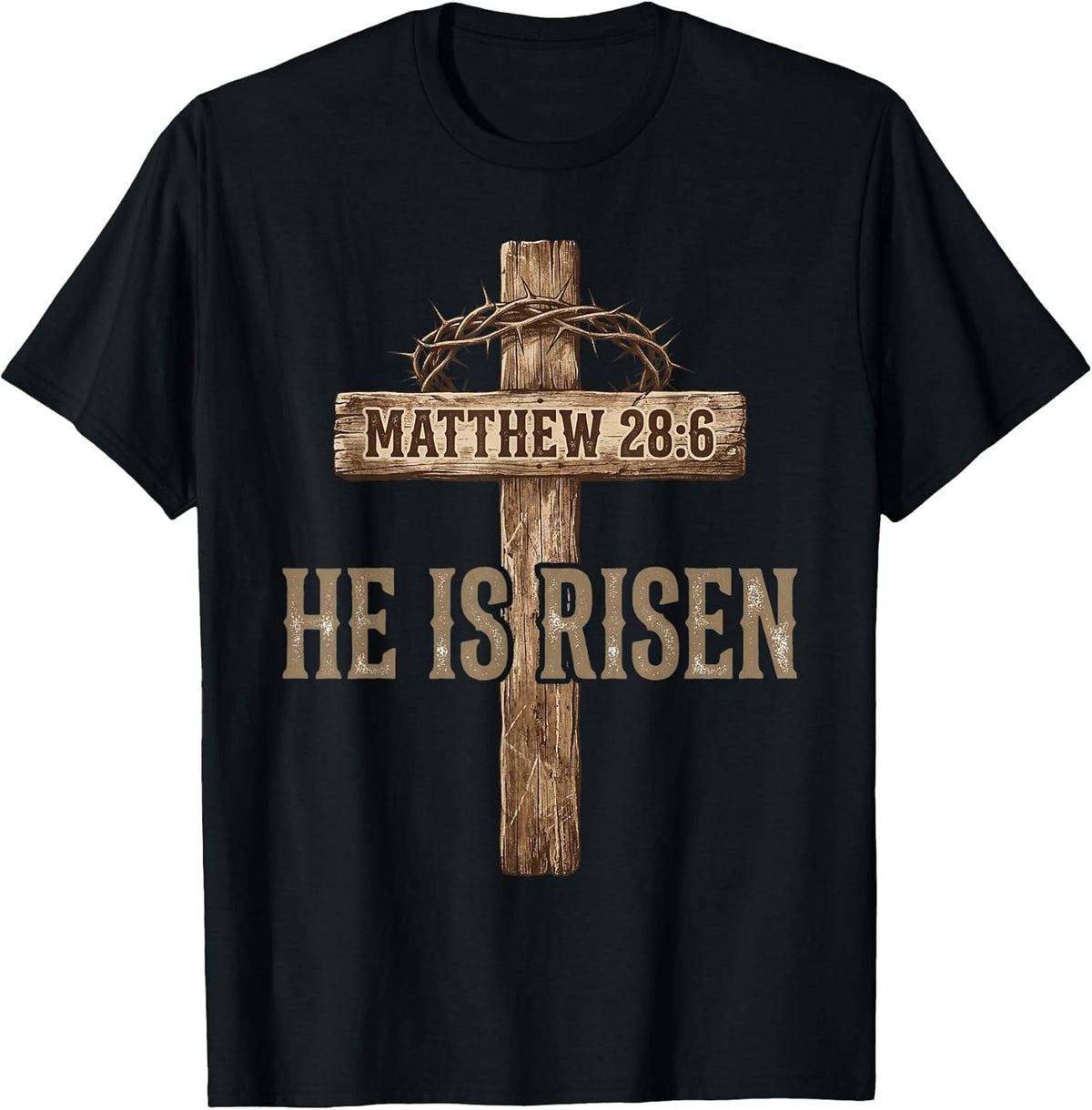 He is Risen Easter Design for Christians and Believers Unisex