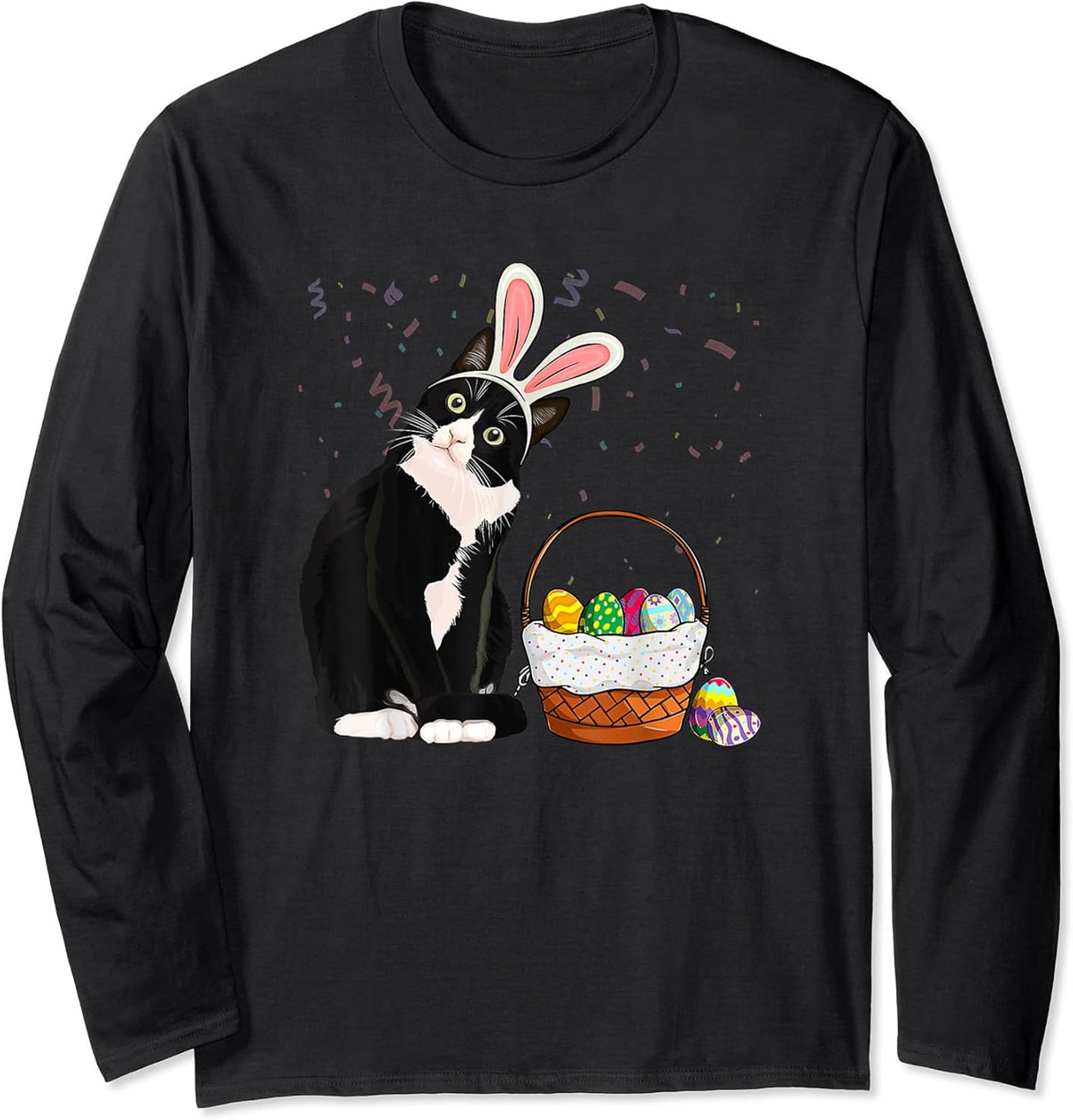 Shirt Men Women Easter Rabbit Long Sleeve Unisex