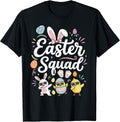 Funny Happy Easter Squad Bunny Egg Chick Dabbing Women Men Unisex