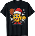 Funny Christmas Pickleball Player Santa T-Shirt