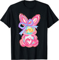 Easter Cute Bunny Coquette Bow Tie Dye Rabbit Women Girl Kid Unisex