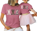 Family Matching Easter Outfits Women Toddler Kid Girl Easter Shirt Mommy and Me Bunny Short Sleeve Top