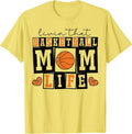 Vintage Livin' That Basketball Mom Life Basketball Game Day T-Shirt