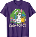 Funny Happy 420 Easter Bunny Chick Smoking Weed Cannabis Unisex
