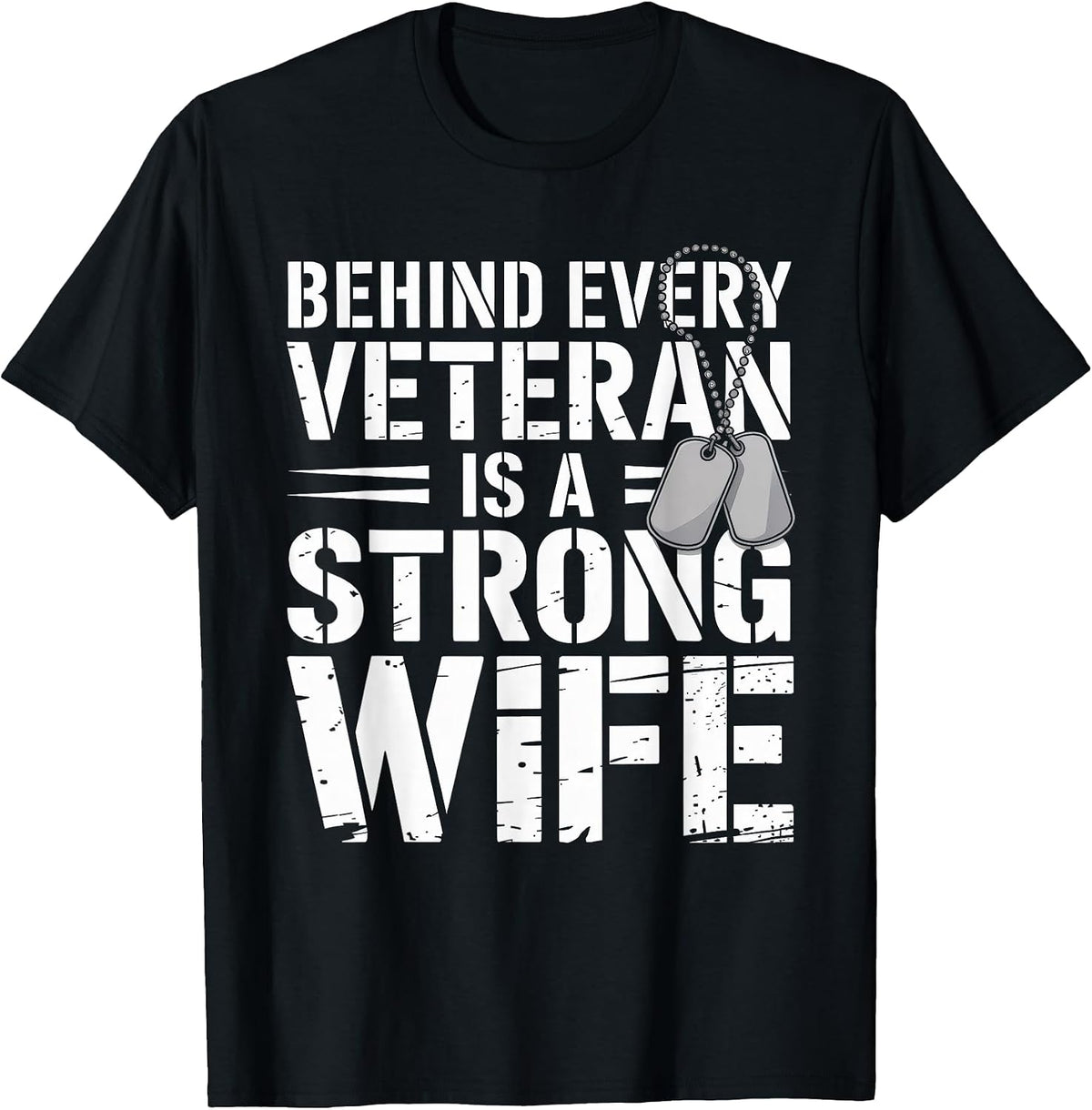 US Army Veteran Wife Air Force Patriotic Military T-Shirt