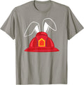 Bunny Ears Fireman Helmet Happy Easter Unisex
