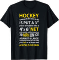 Funny Hockey Quotes Sayings Apparel