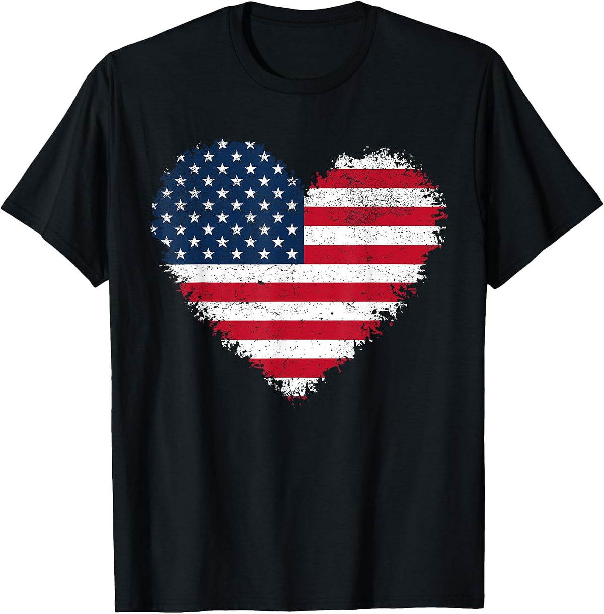 Veteran's Day US American Flag Heart Patriotic Proud Veteran T-Shirt