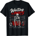 Waiting On Parts Mechanic Skeleton T-Shirt