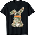 Cute Bunny Egg Hunter Rabbit Camouflage Easter Couples Boys Unisex