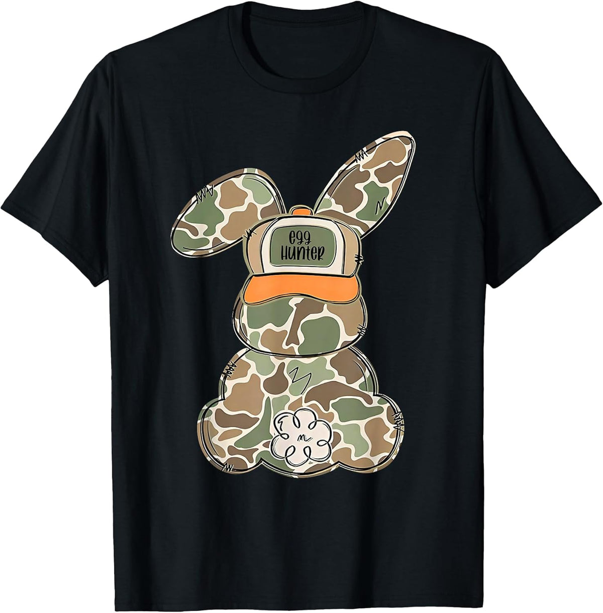 Cute Bunny Egg Hunter Rabbit Camouflage Easter Couples Boys Unisex
