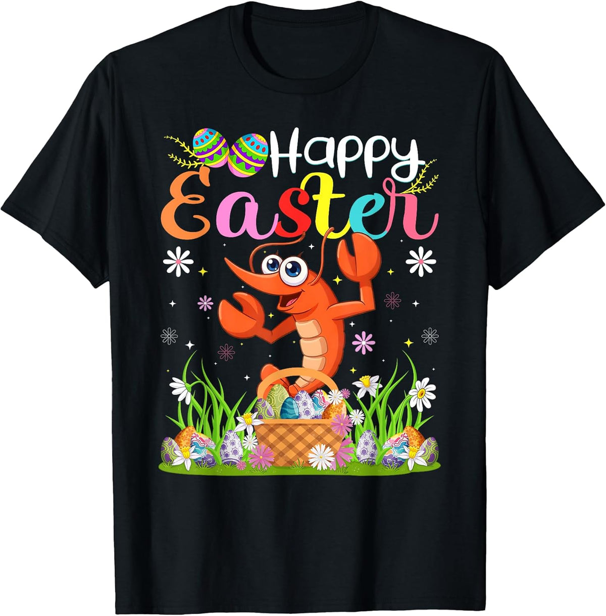 Crawfish Happy Easter Egg Hunt Bunny Ear Crawfish Easter Unisex