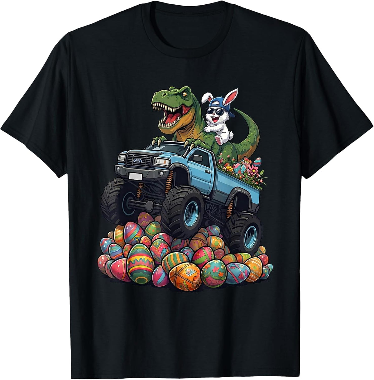 Easter Bunny Dinosaur Monster Truck | Boys, Kids, & Toddlers Unisex