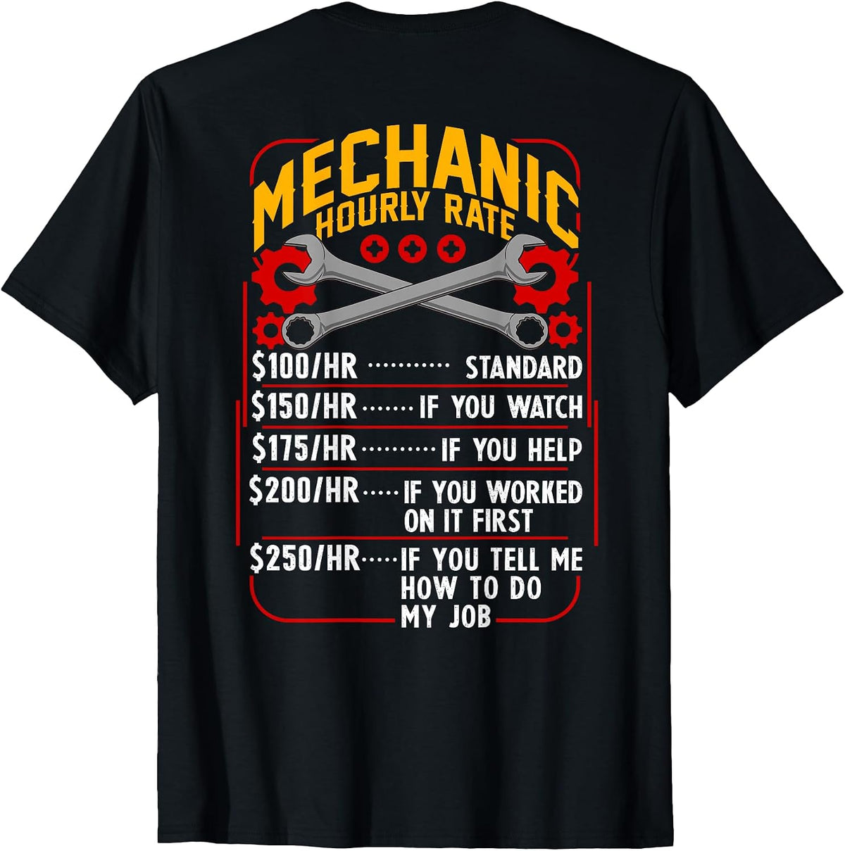 Funny Mechanic Hourly Rate