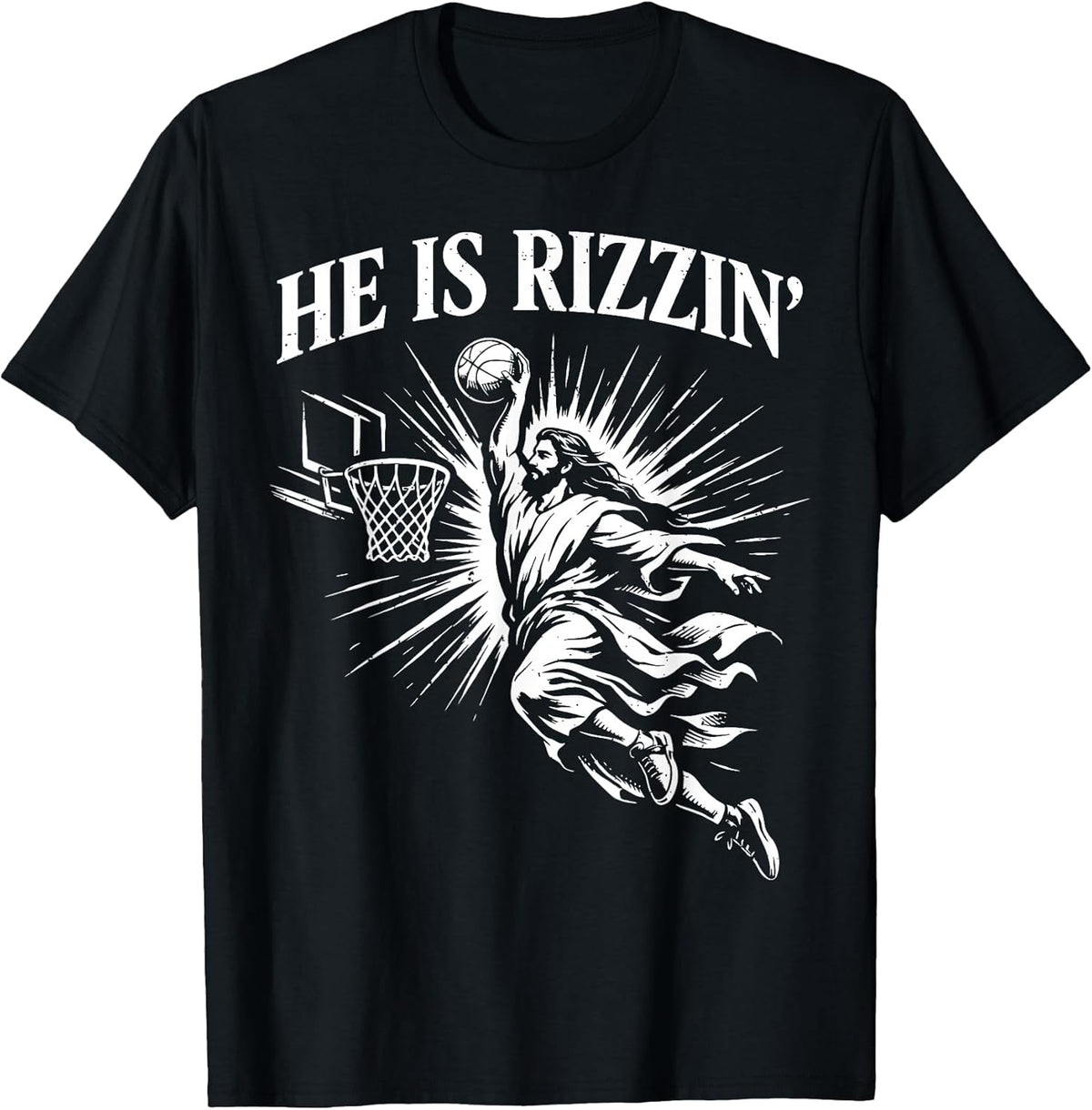 He is Rizzin Christian Religious Boys Kids Men Teens Easter Unisex
