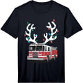 Mens Firetruck Christmas Performance T-Shirt