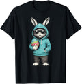 Bunny Face with Sunglasses Happy Easter Egg Boys Men Kids Unisex