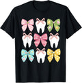 Cute Easter Bow Teeth Dental Squad Dentist Hygienist Tee Unisex