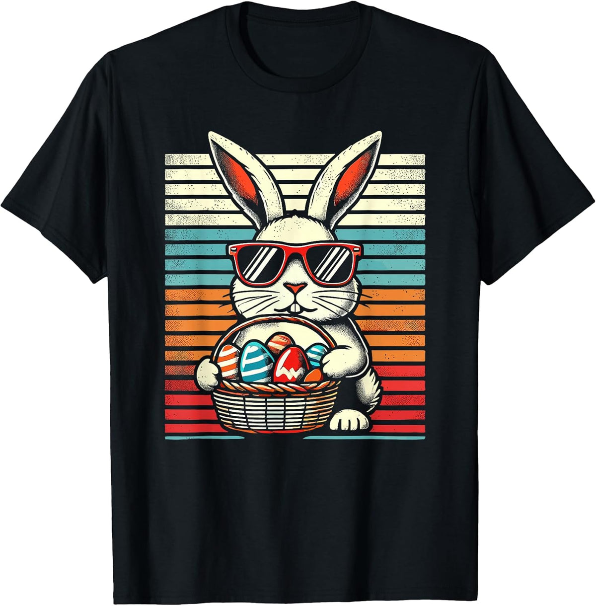 Retro Easter Bunny Men Women Kids Boys Girls Funny Easter Unisex