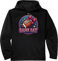 Football Game Day Girl Womens Bow Team Fan Supporter Season Performance Hoodie