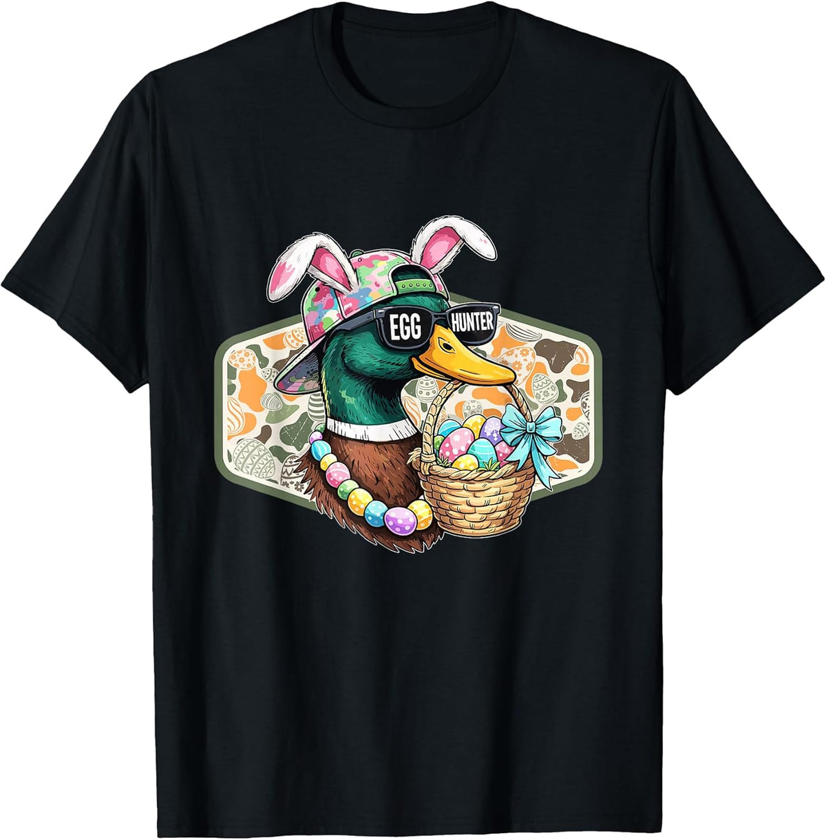 Easter Egg Hunter Cute Bunny Easter Camo Duck Hunting Lover Unisex