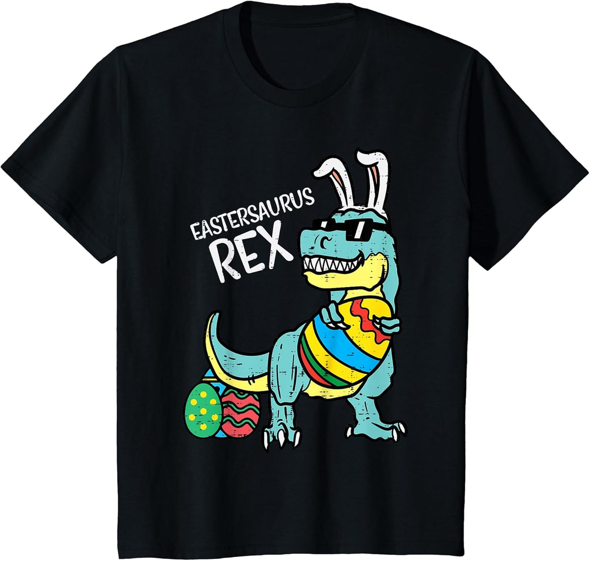 Kids Eastersaurus Rex Easter Trex Bunny Toddler Boys Easter Dino Unisex