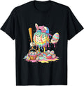 Game Day Easter Baseball Bunny Pastel Drip Unisex