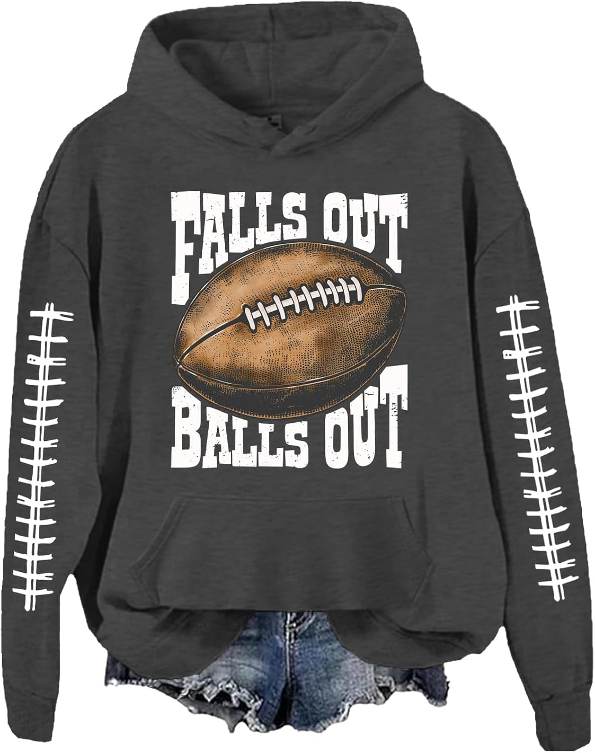 Football Season Hoodie Game Day Sweatshirts Football Lover Gift