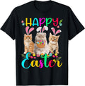 Happy Easter Three Cat Wearing Bunny Ear Bunny Cat Lover Men Women Girls Kids Unisex