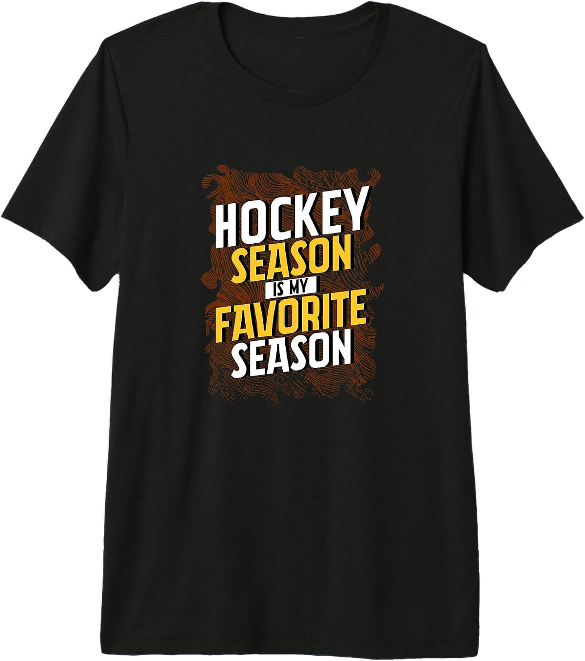 Hockey Season Is My Favorite Season Premium Tri-blend T-Shirt