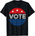 Vote 2026 Midterm Election Patriotic Red White Blue T-Shirt