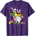 Bunny Chicken Riding Dinosaur T Rex Egg Hunt Dinosaur Easter Unisex