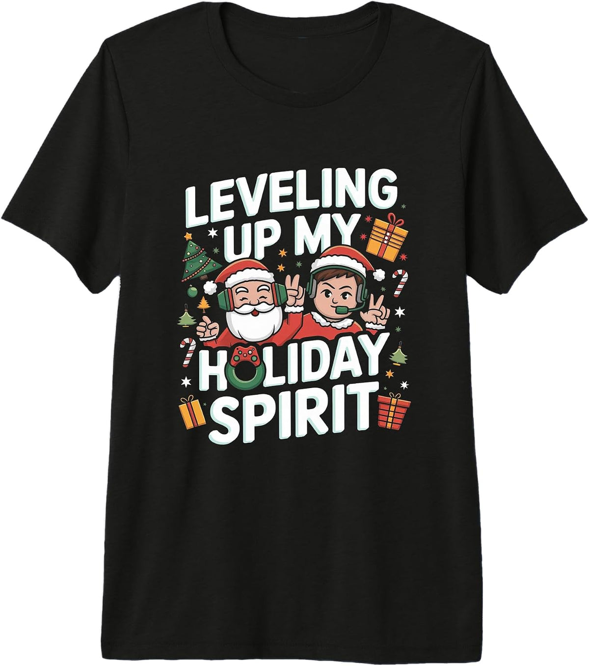 Christmas Video Games Xmas Gamer Premium Tri-blend T-Shirt