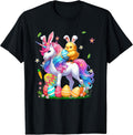 Bunny Chick Ridding Unicorn Easter Hunting Colourful Eggs Unisex