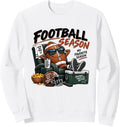 Football Season Game Day Funny Sports Fan Graphic Design Sweatshirt
