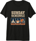 Sunday Schedule Sermon Pregame Kickoff Premium Tri-Blend T-Shirt