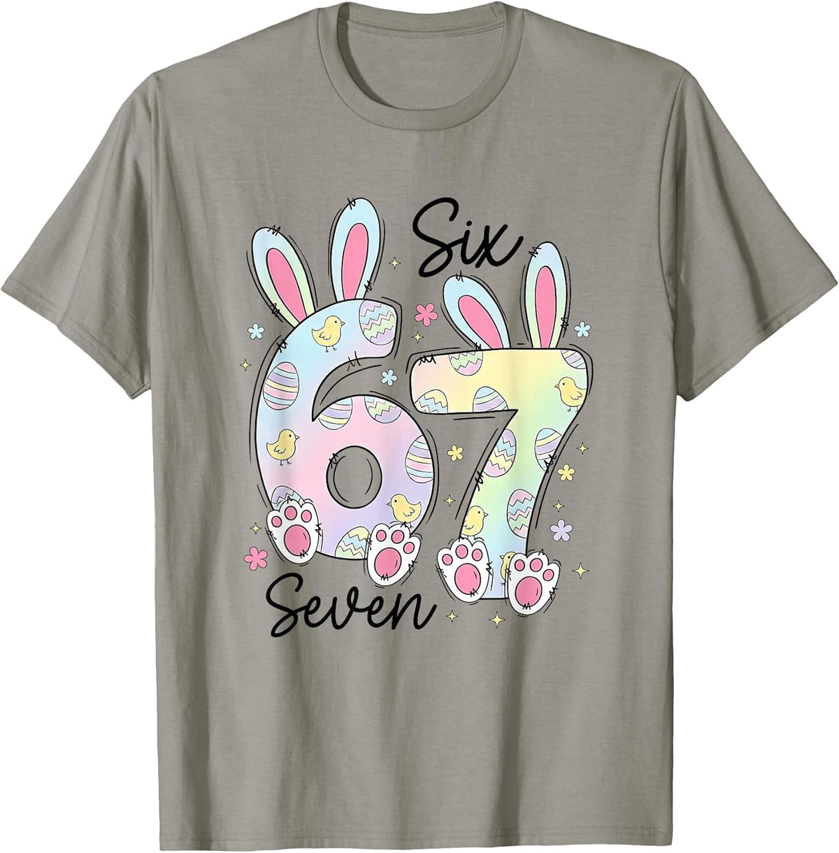 Six Seven 67 Easter Day Bunny-Ears Rabbit Lover Women Girls Unisex
