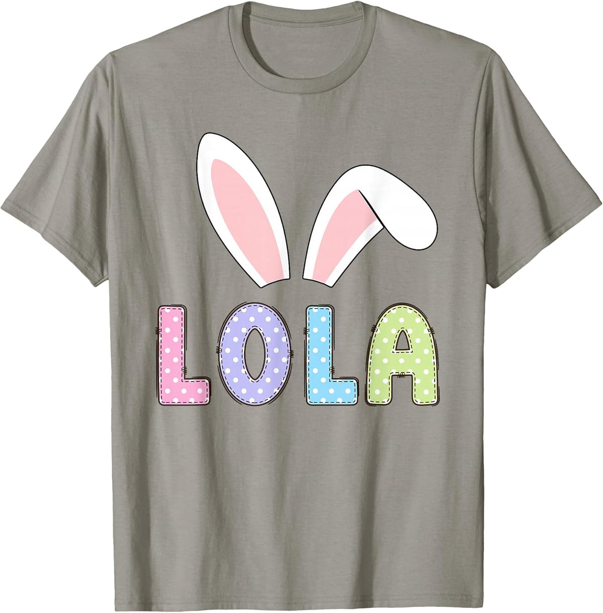 Cute Lola Happy Easter Bunny Matching Family Outfit Unisex