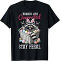 Bunnies are Overrated Stay Feral Raccoon Happy Easter Day Unisex