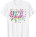 Happy Easter Nurse Coquette Bow Stethoscope Bunny Ears Women Unisex