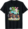Dinosaur Bunny with Truck Easter Funny Egg Hunt Kids Boys Unisex