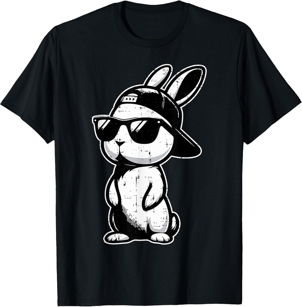 Easter Bunny Baseball Cap Sunglasses Cute Rabbit Boys Kids Unisex