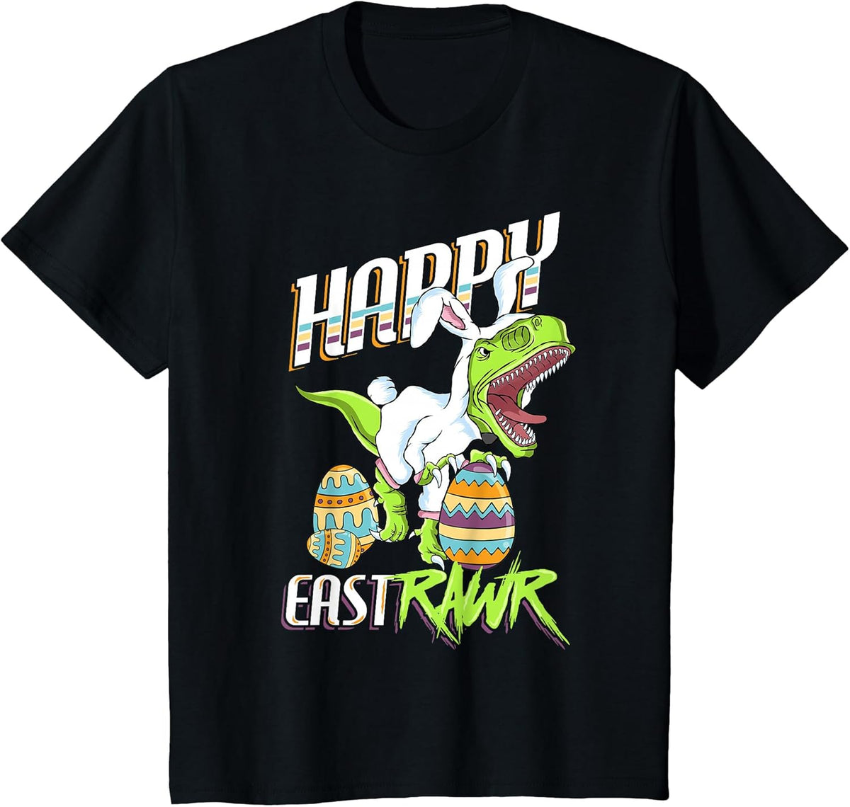 Happy Eastrawr Cute Trex Dinosaur Easter Bunny Egg Hunt Gift Unisex