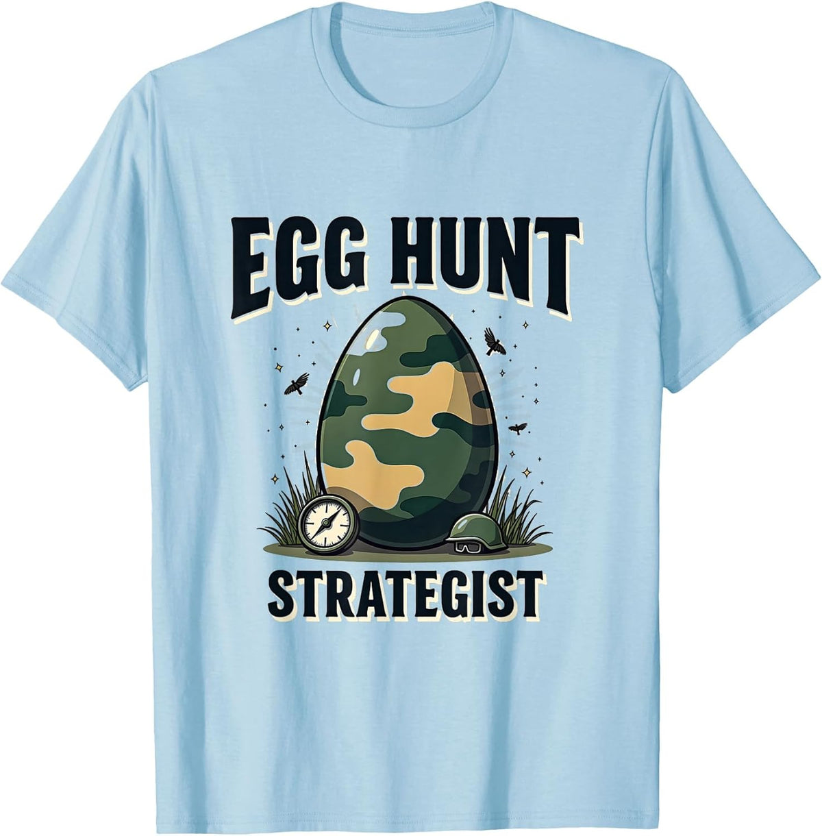 Egg Hunt Strategist Funny Easter Design for Men Unisex