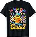 I'm Just Here for The Chicks Easter Day Toddlers Boys Kids Unisex